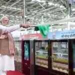 पीएम मोदी द्वारा नमो भारत रैपिड रेल का उद्घाटन।