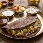 कुट्टू-साबूदाना स्टफ्ड चीला