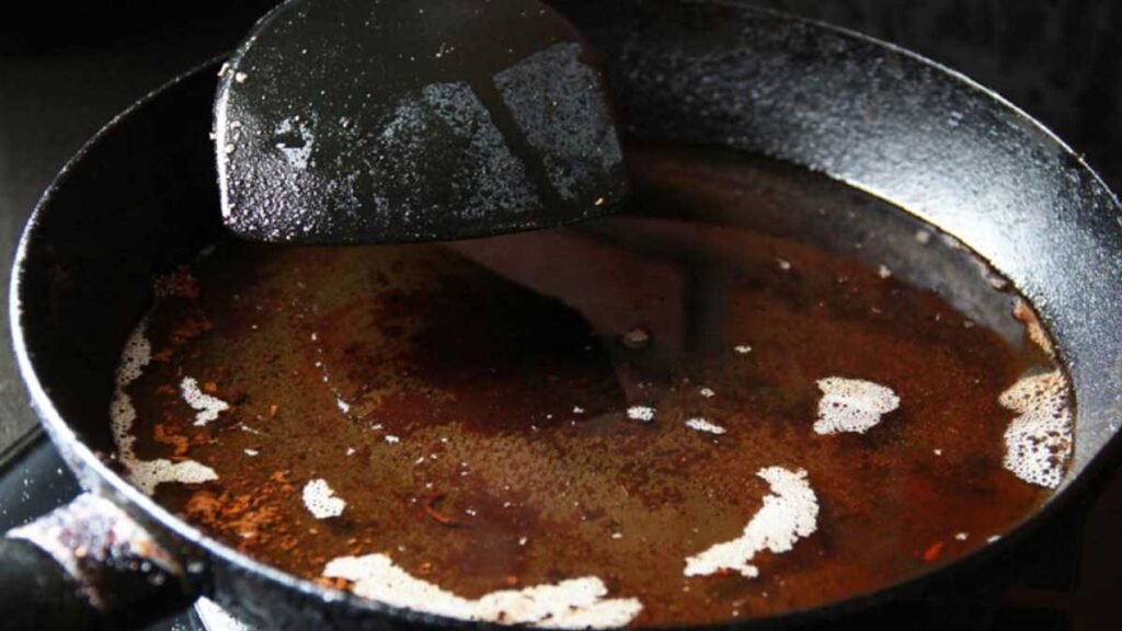 बार-बार गर्म किया गया तेल