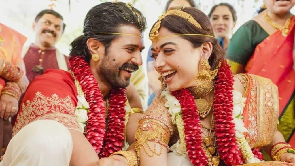 विजय रश्मिका की शादी की शाही सोने की ज्वेलरी