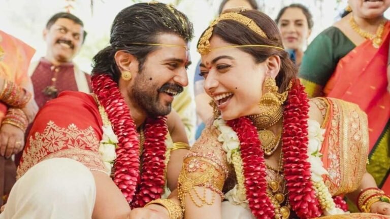 विजय रश्मिका की शादी की शाही सोने की ज्वेलरी