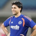 अभिषेक शर्मा टी20 वर्ल्ड कप 2026 के दौरान।