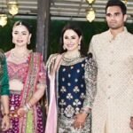 अर्जुन तेंदुलकर और सानिया चंदोक मेहंदी सेरेमनी फोटो।