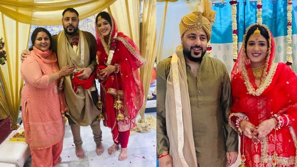 बादशाह और ईशा रिखी की वायरल वेडिंग फोटो