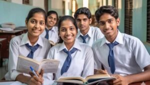 बिहार बोर्ड 10वीं रिजल्ट 2026 चेक करते छात्र