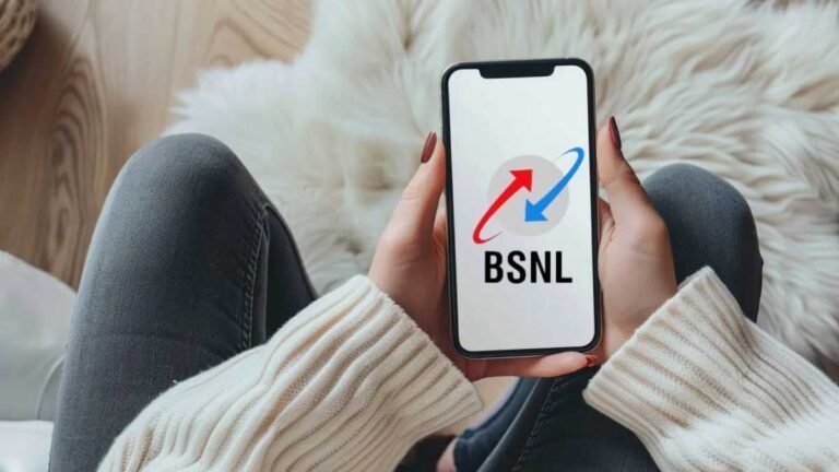 BSNL CNAP फीचर में कॉलर का नाम स्क्रीन पर दिखता हुआ