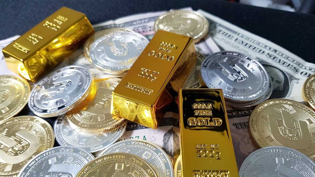 सोने और चांदी की कीमतों में गिरावट का ग्राफ