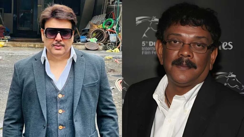 भागम भाग फिल्म के सेट पर गोविंदा और डायरेक्टर प्रियदर्शन