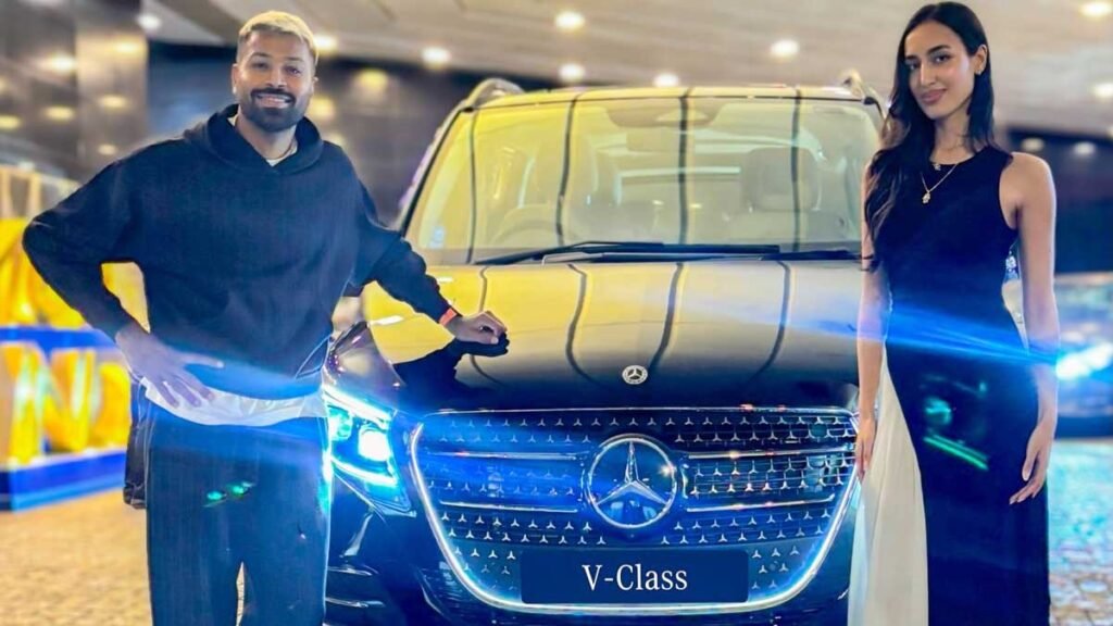 हार्दिक पांड्या की Mercedes V Class लग्जरी कार
