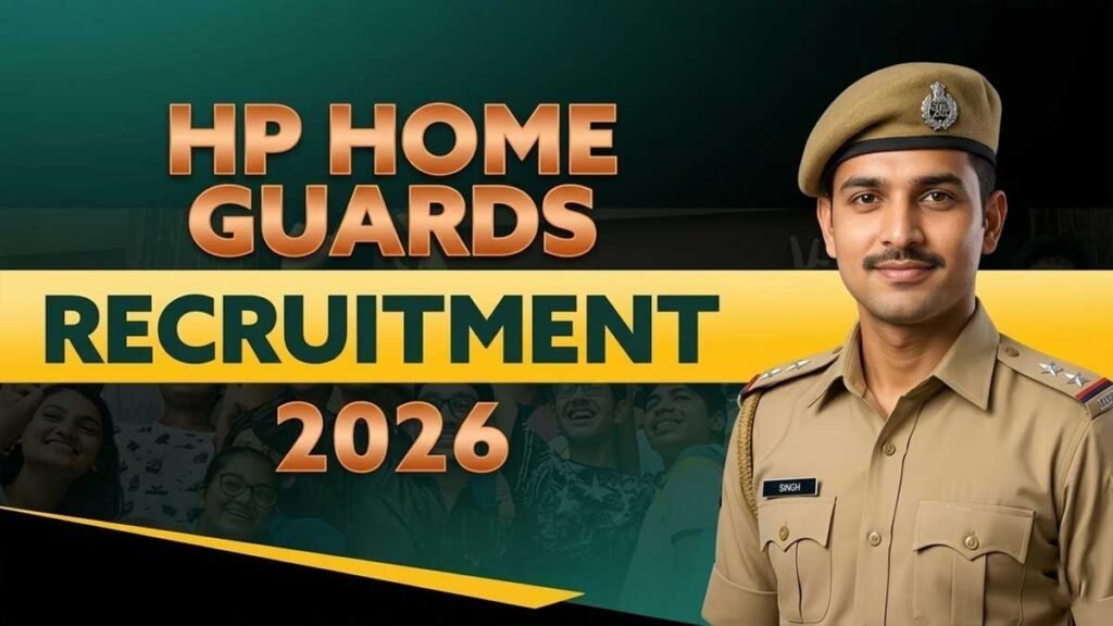 हिमाचल प्रदेश होम गार्ड भर्ती 2026 आवेदन प्रक्रिया