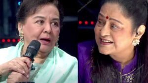 इंडियन आइडल मंच पर फरीदा जलाल और अरुणा ईरानी का डांस