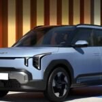 किआ ईवी2 इलेक्ट्रिक एसयूवी का फ्रंट लुक