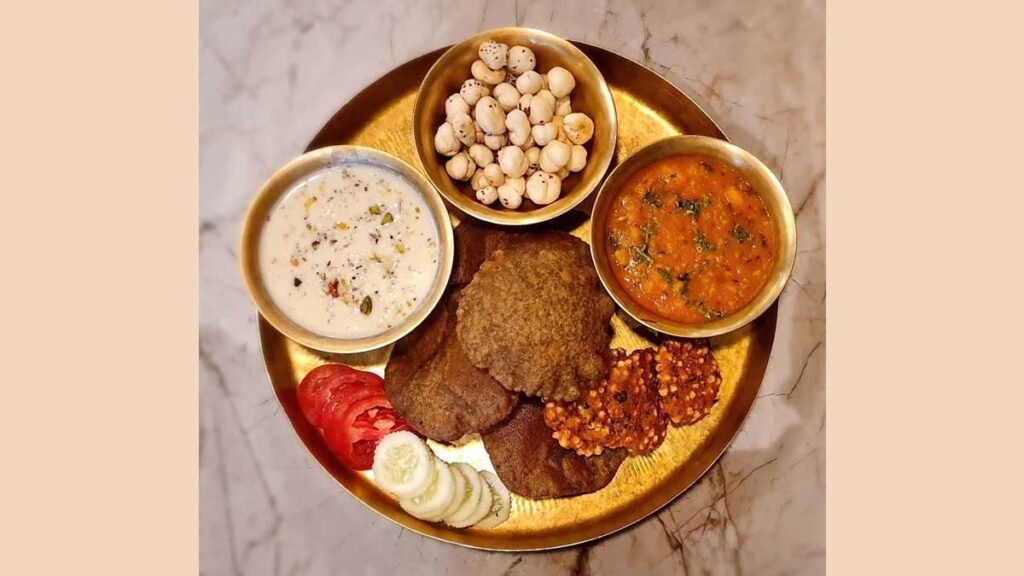 नवरात्रि व्रत के लिए हेल्दी डाइट प्लेट