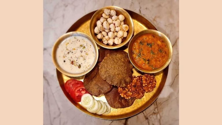 नवरात्रि व्रत के लिए हेल्दी डाइट प्लेट