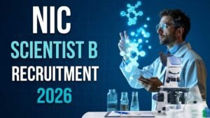एनआईसी साइंटिस्ट बी भर्ती 2026 आवेदन प्रक्रिया