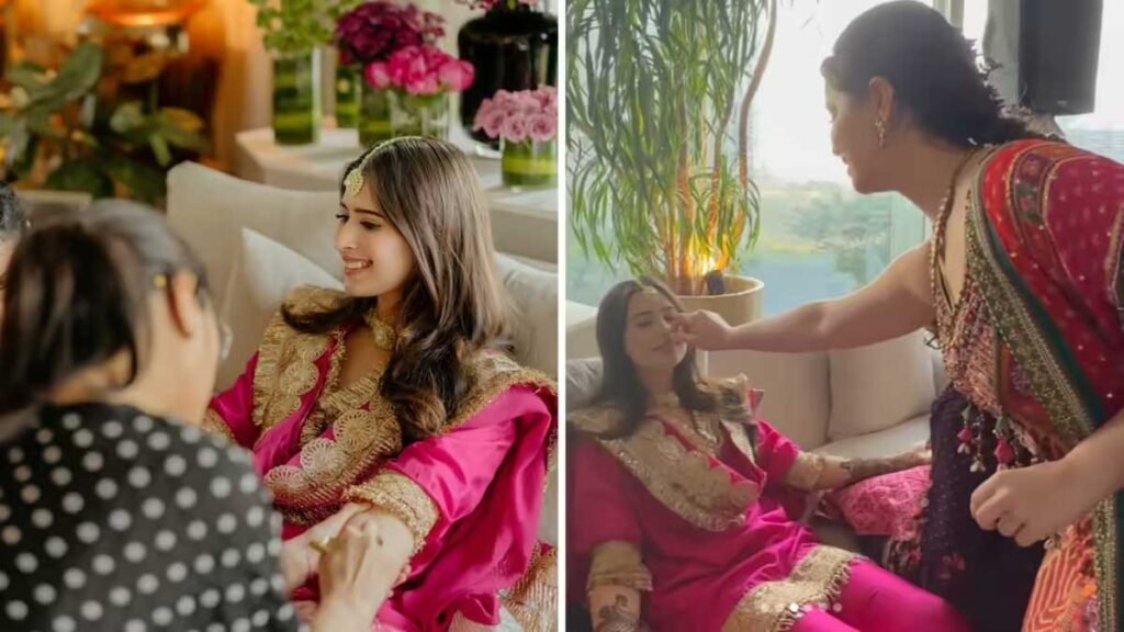 सारा तेंदुलकर और सानिया चंडोक का मेहंदी लुक