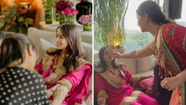 सारा तेंदुलकर और सानिया चंडोक का मेहंदी लुक