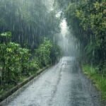 उत्तर प्रदेश में काले बादलों के बीच तेज आंधी और बारिश का मौसम