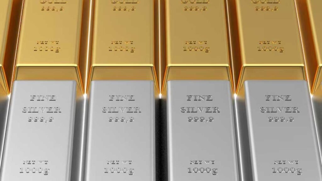 सोने और चांदी की कीमतों में तेजी का ग्राफ