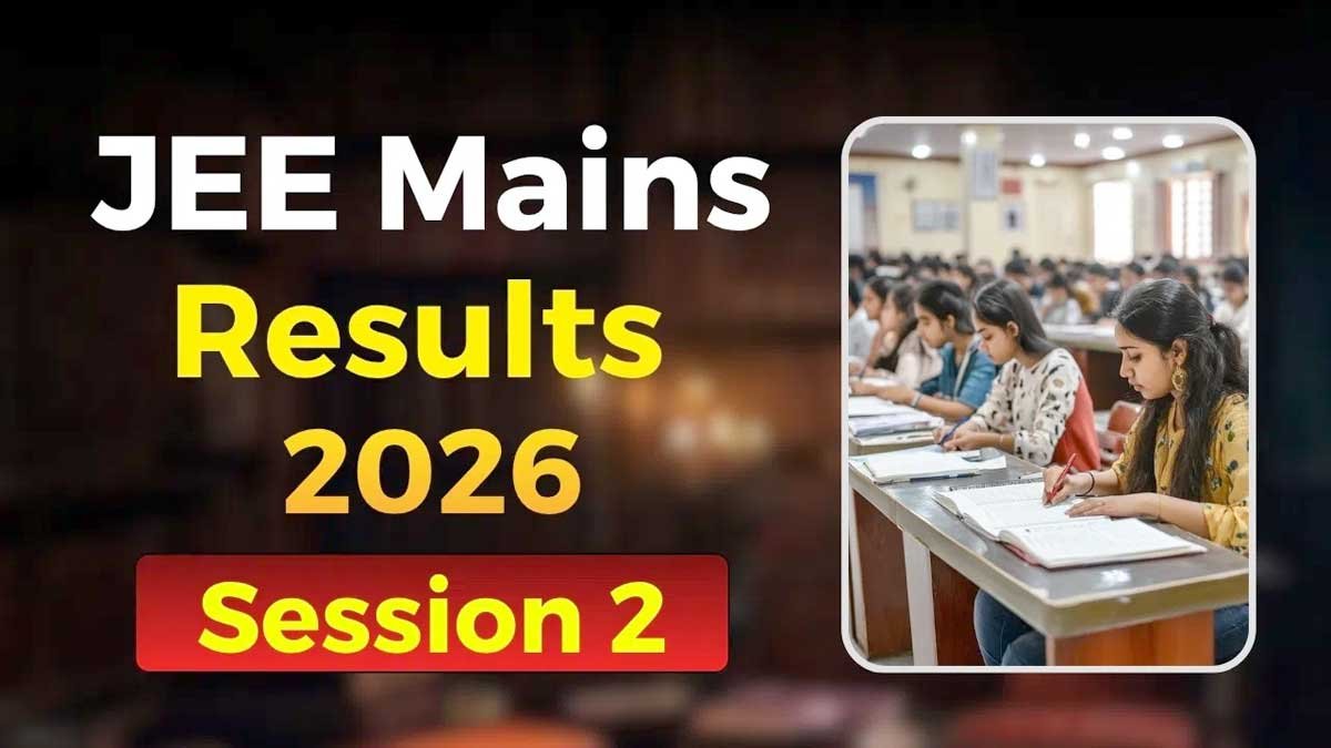 JEE Main 2026 Result Live स्कोरकार्ड चेक करते छात्र