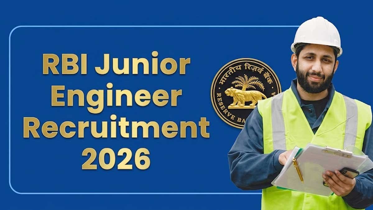 आरबीआई जूनियर इंजीनियर भर्ती 2026 आवेदन प्रक्रिया