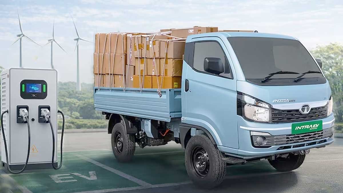 टाटा इंट्रा EV पिकअप ट्रक इलेक्ट्रिक कमर्शियल वाहन