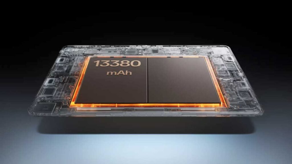 13,380mAh बैटरी के साथ लंबा बैकअप