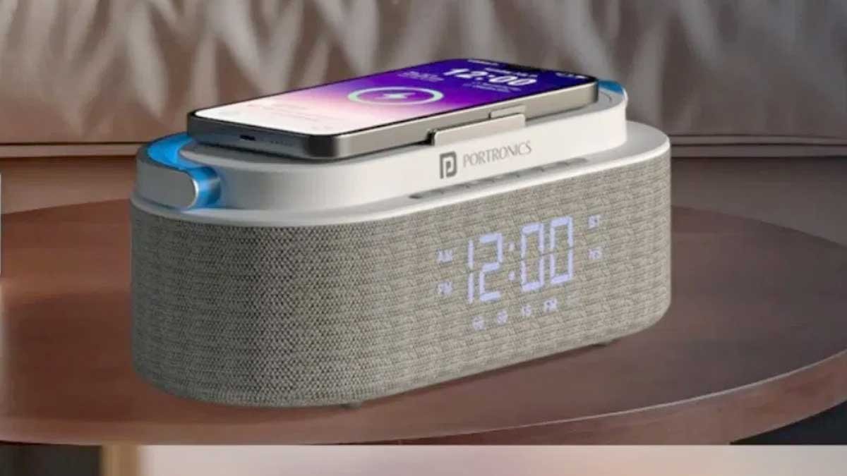 Portronics Strings स्मार्ट बेडसाइड स्पीकर