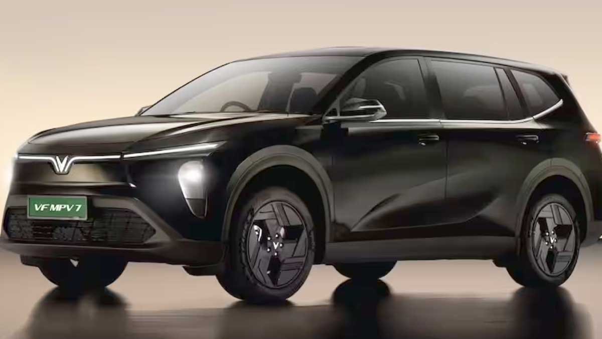 VinFast VF MPV 7 इलेक्ट्रिक MPV का फ्रंट डिजाइन