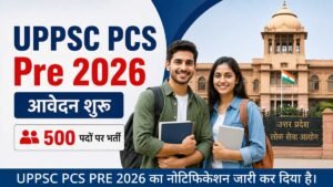uppsc pcs pre 2026 registration started 500 posts