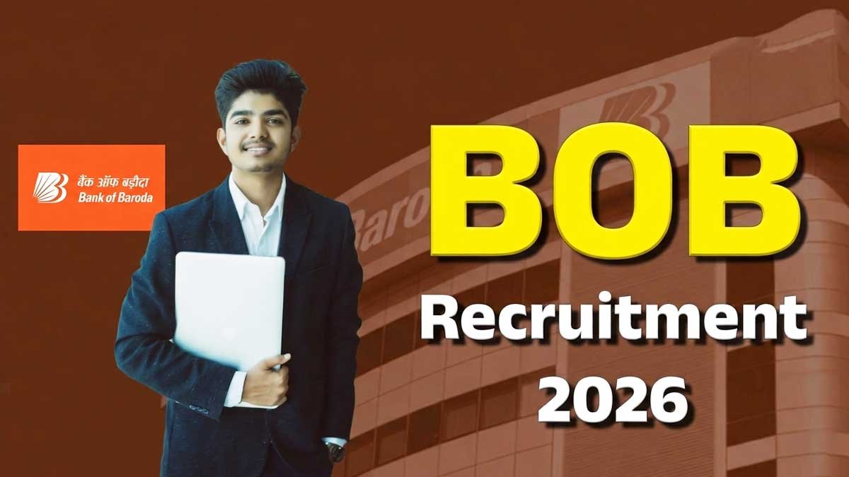 बीओबी भर्ती 2026 के लिए आवेदन करते उम्मीदवार
