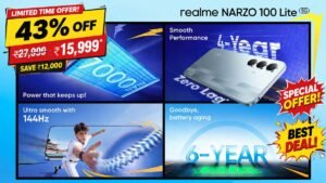 realme narzo 100 lite 5g discount price 7000mah battery