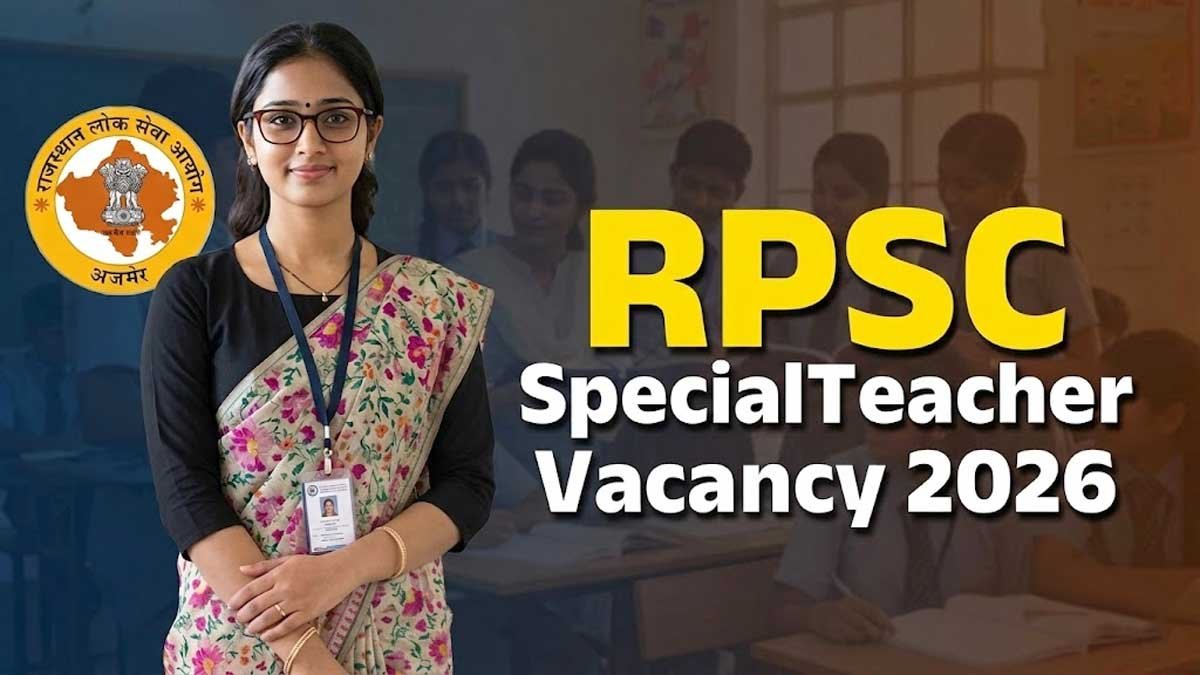 RPSC Teacher Vacancy 2026 के लिए ऑनलाइन आवेदन शुरू