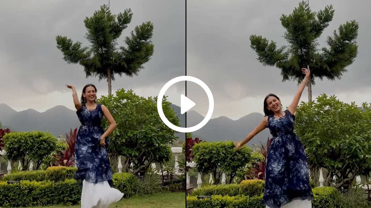 viral video girl dance on barso re in green hills